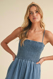 Denim Wide Leg Jumpsuit