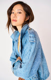 Denim Double Breasted Jacket