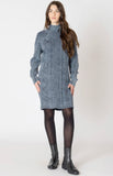 Washed Indigo Sweater Dress