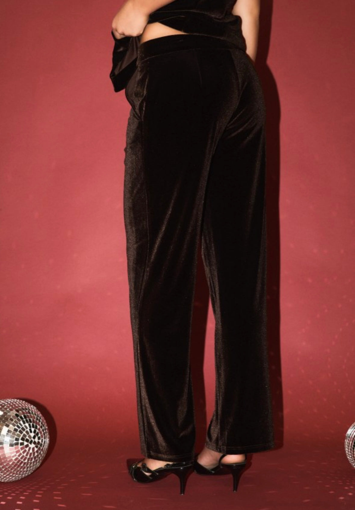 Brown Velvet Pants