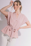 Mauve Tie Top