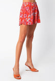 Orange Tropical Shorts