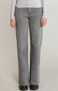 Charcoal Snake Wide Jeans