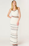 White Crochet Maxi Skirt