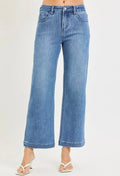 Chloe Stripe Cropped Jeans