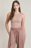 Dusty Rose Seam Tank