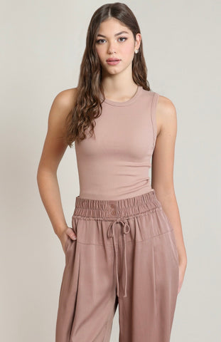 Dusty Rose Seam Tank