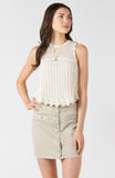 Vintage Ivory Crochet Tank