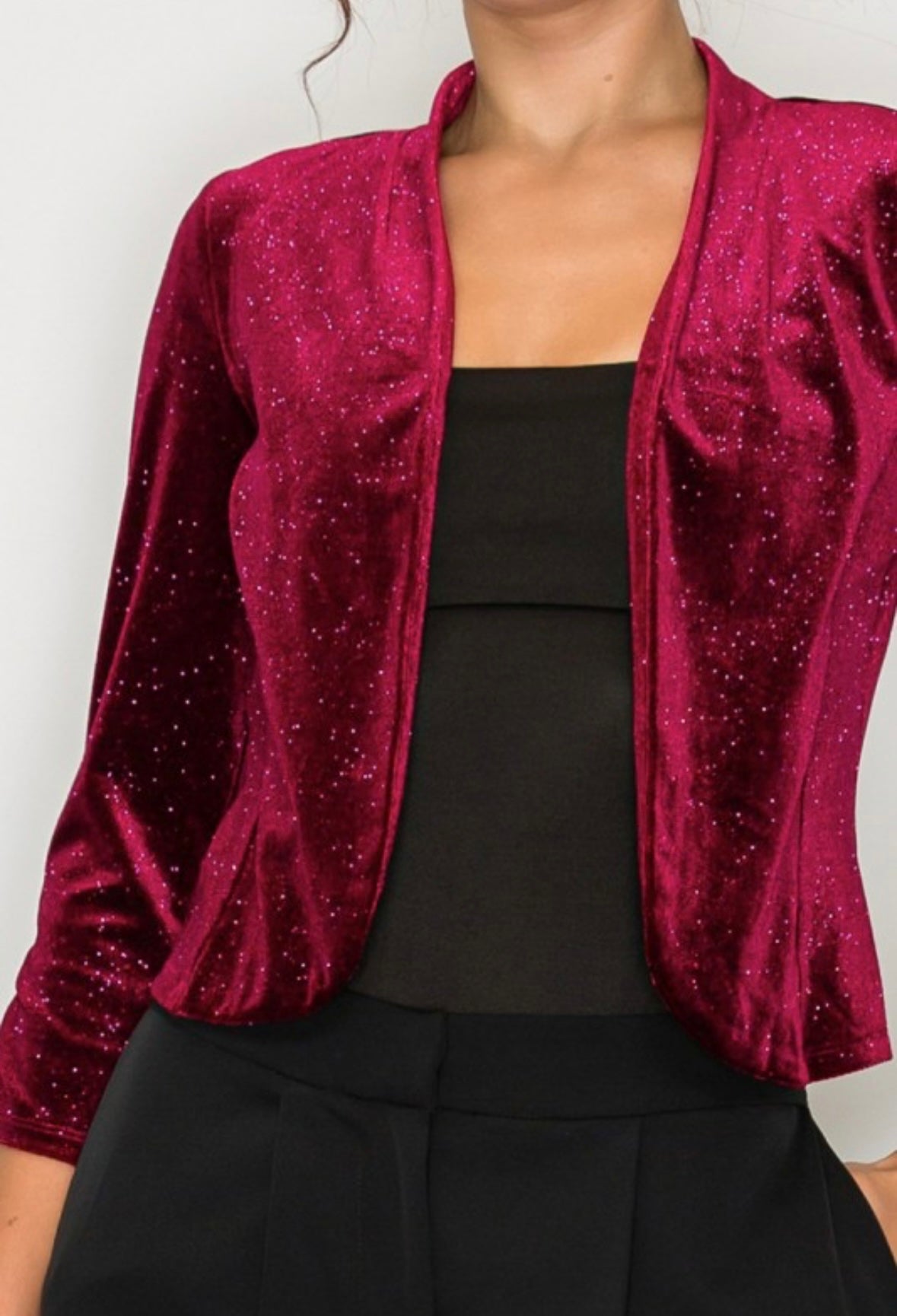 Wine Sparkle Bolero