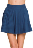 Navy Tennis Skort