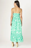 Green Tropical Maxi Dress