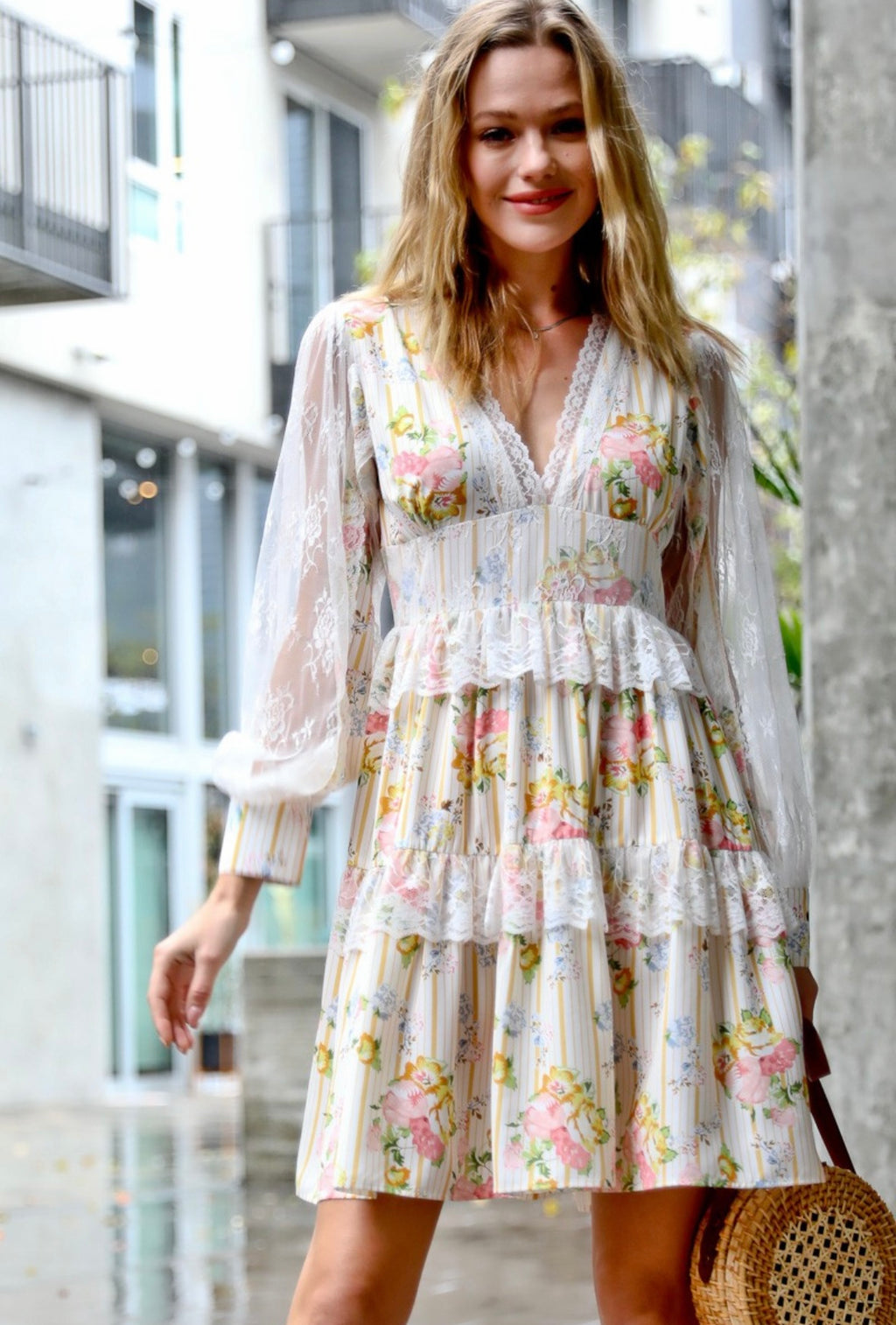 Floral Lace Dress