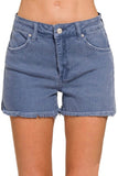 Navy Denim Shorts