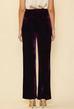 Plum Velvet Trouser