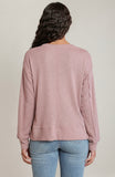 Dusty Rose Reverse Seam Top