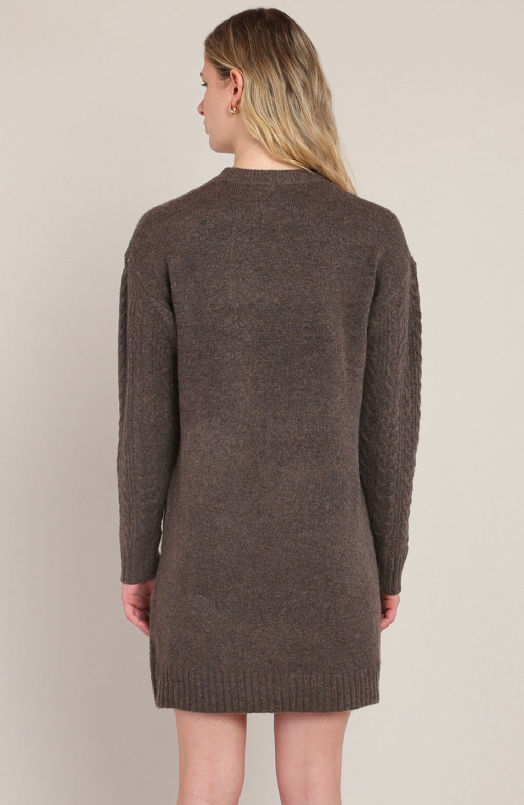 Chestnut Heather Sweater Dress