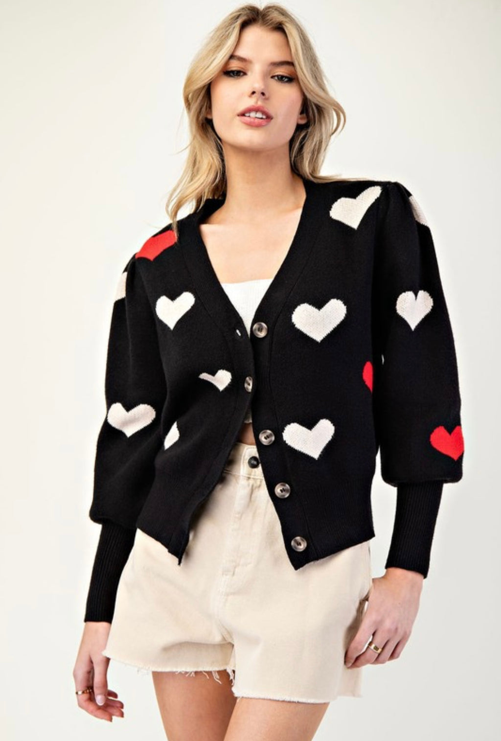 Black Heart Cardigan