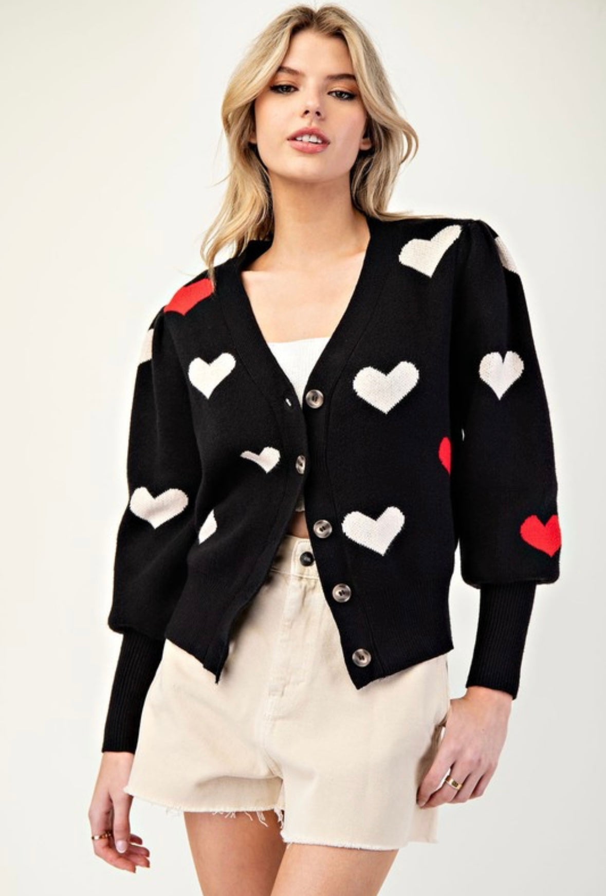 Black Heart Cardigan