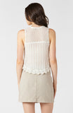 Vintage Ivory Crochet Tank