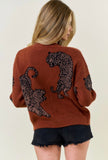 Rust Tiger Cardigan