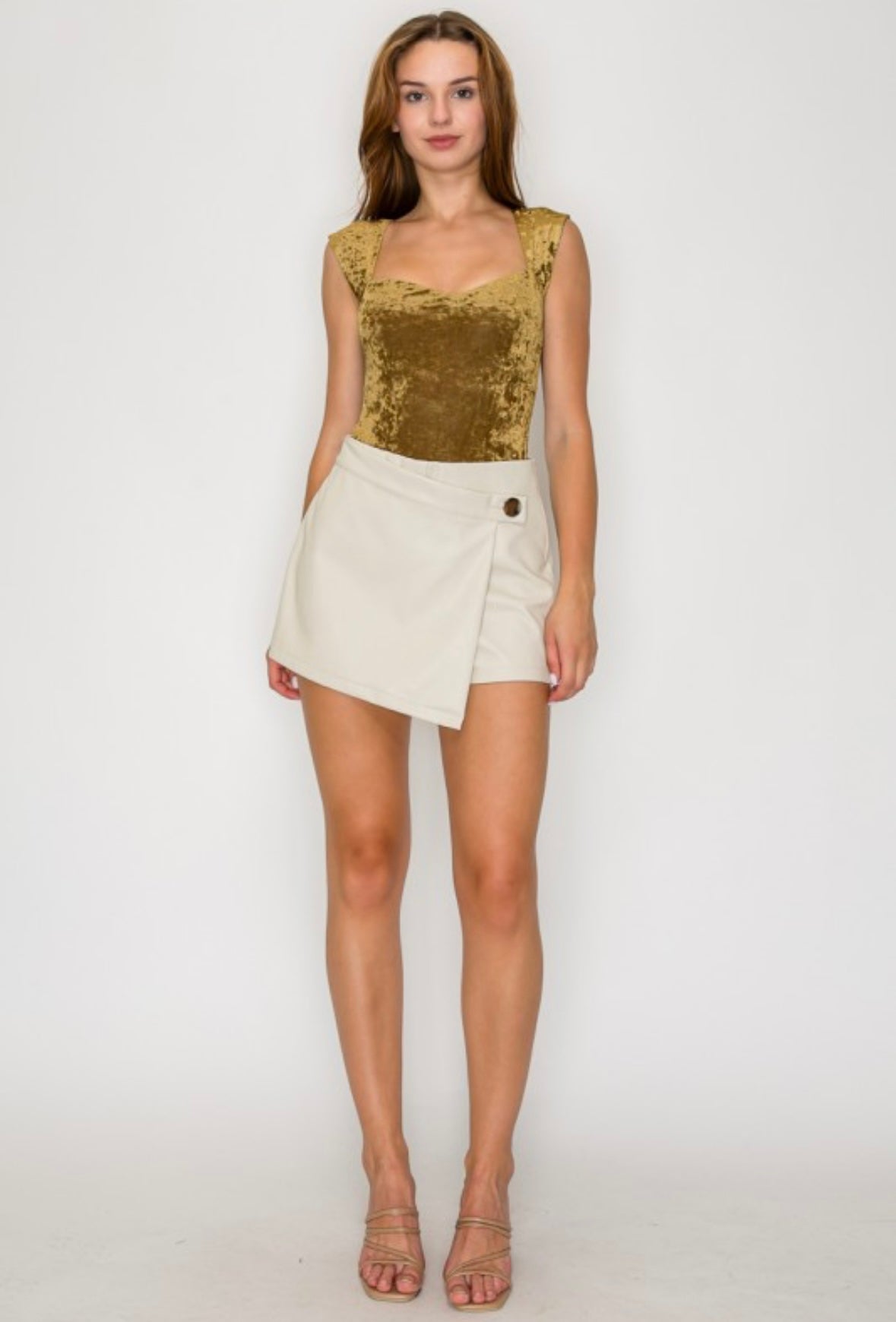 Moss Velvet Bodysuit