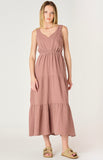 Rose Gauze Maxi Dress