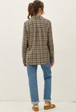 Forest Plaid Button Down Top