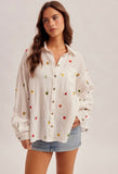 Fruity Gauze Button Down