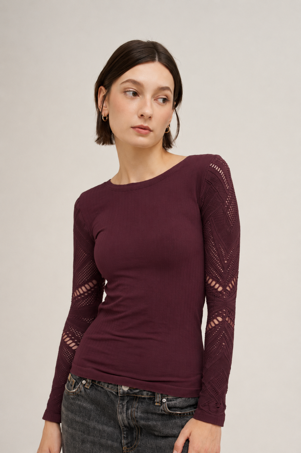 Wine Cut Out Top