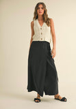 Cream Button Sweater Vest