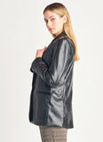 Black Leather Blazer