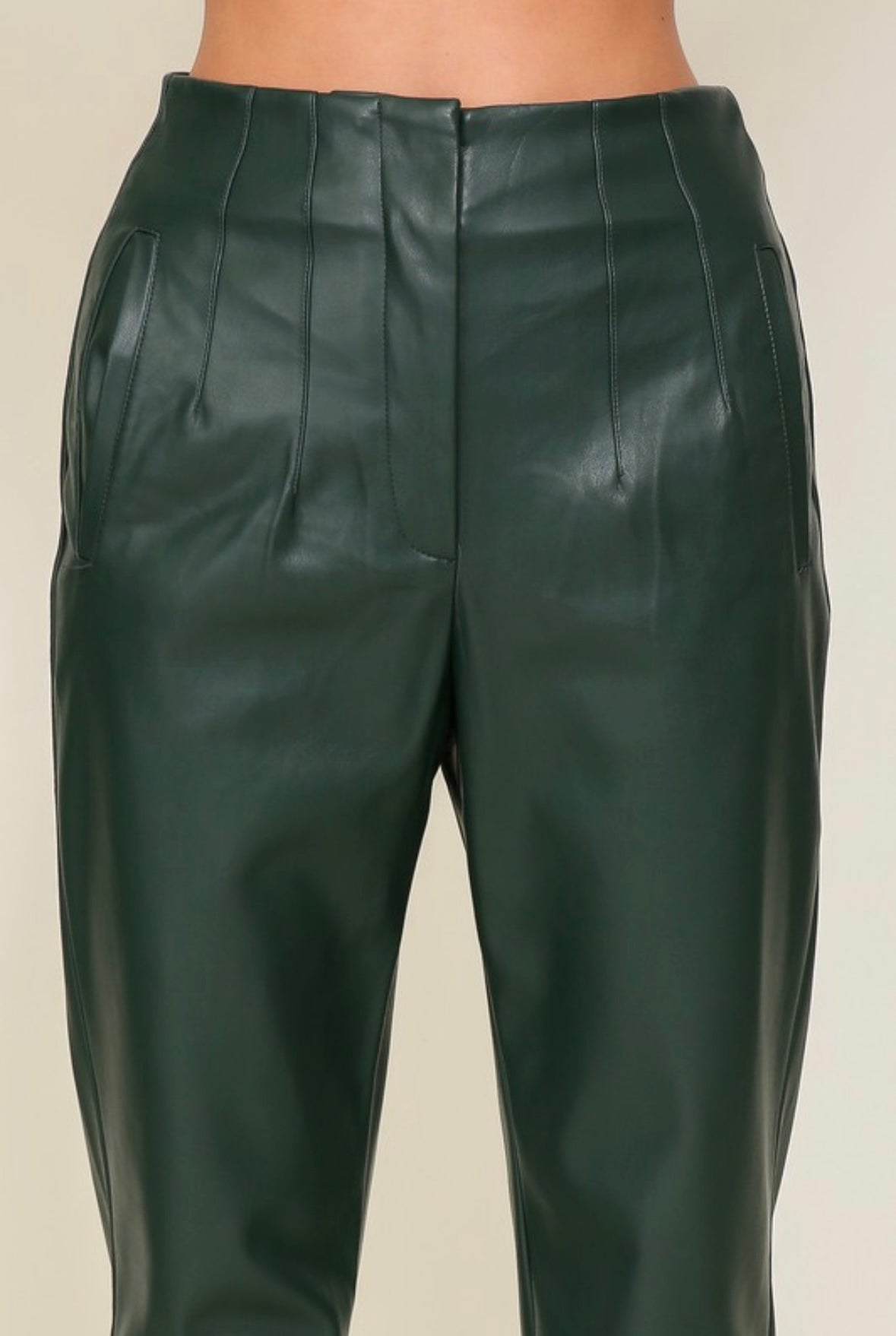 Forest Vegan Leather Pants