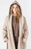 Stone Hooded Coat