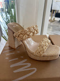 Chloe Raffia Platform Sandals