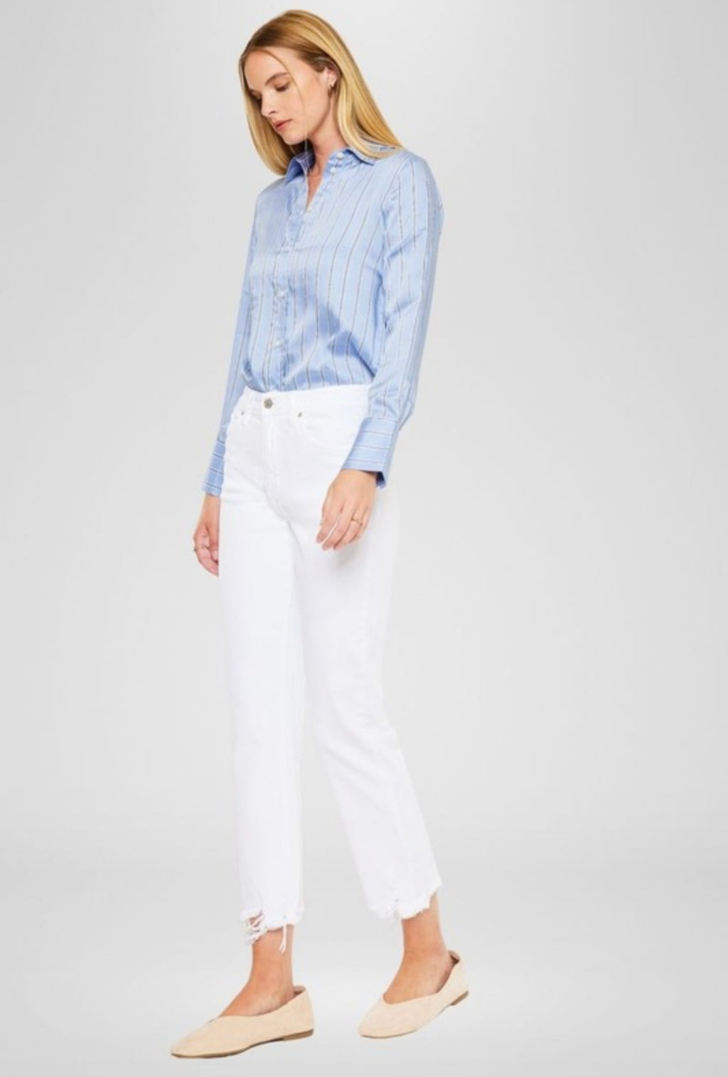 White Mandi Straight Leg Jeans