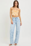 Audrey Floral Wide Leg Jeans