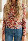 Floral Sheer Top