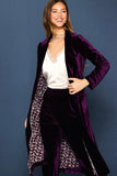 Plum Velvet Jogger