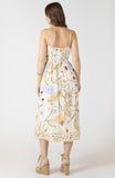 Vintage Garden Linen Dress