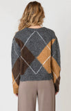 Neutral Argyle Sweater