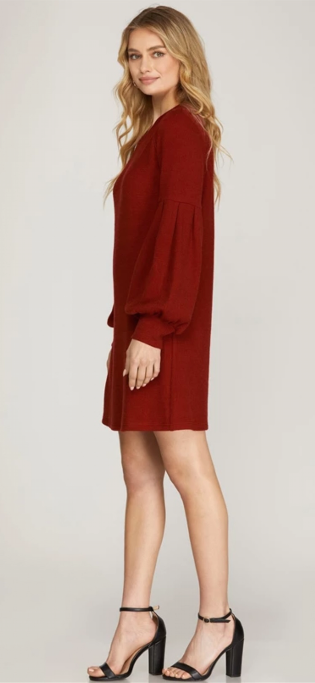 Ruby Balloon Sweater Dress