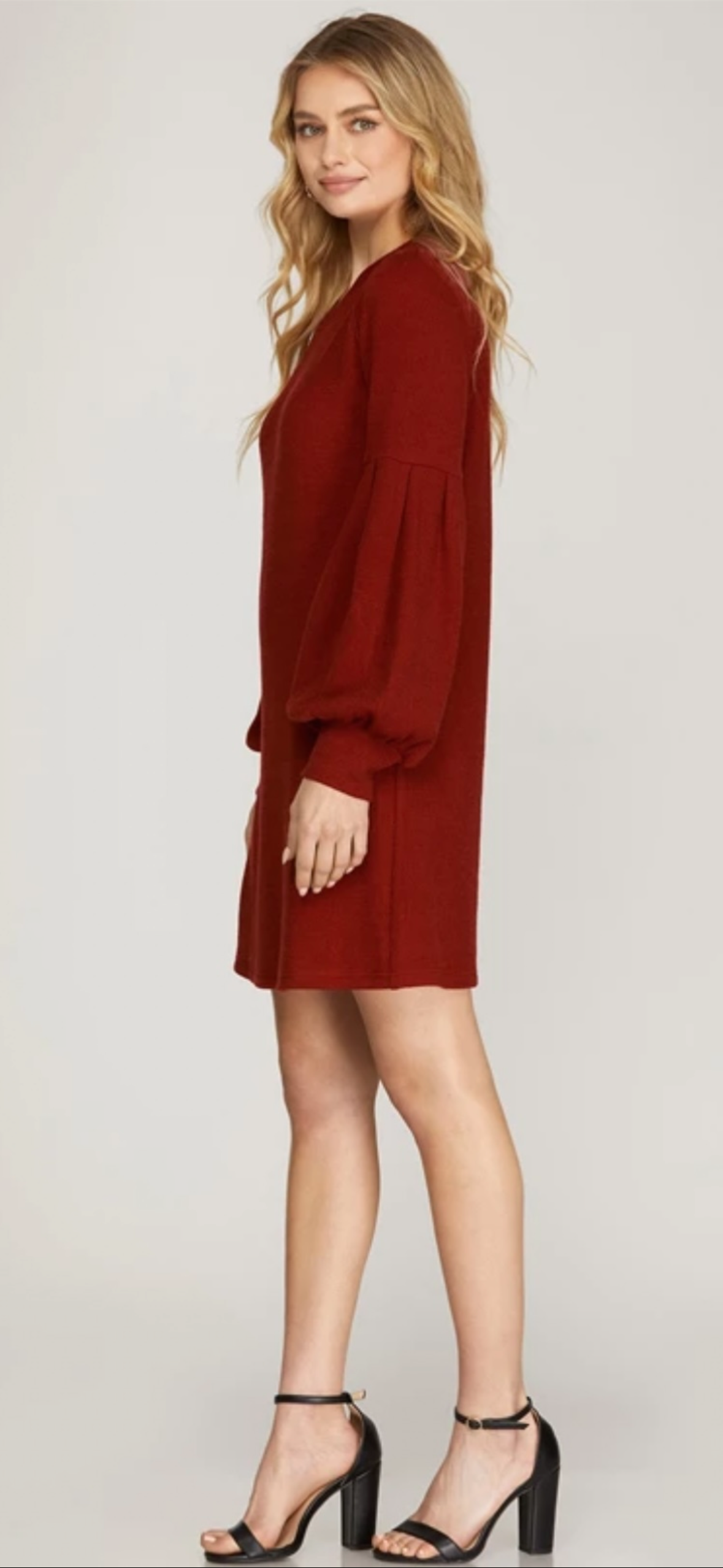 Ruby Balloon Sweater Dress