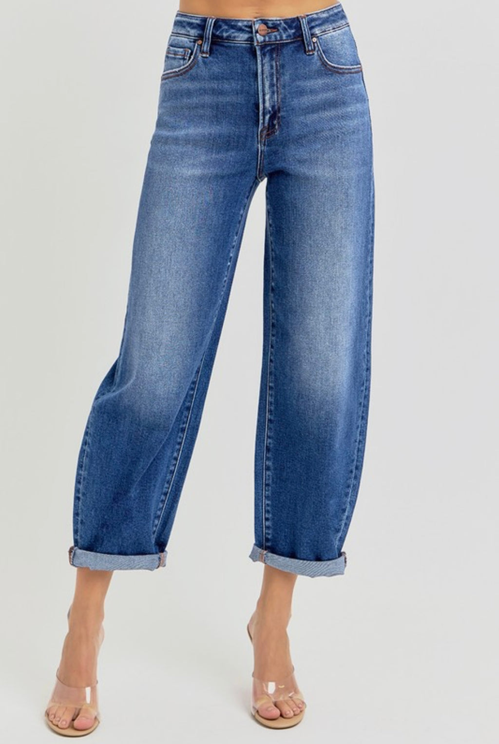 Stella High Rise Barrel Jeans
