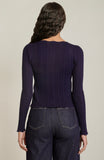 Navy Knit Henley