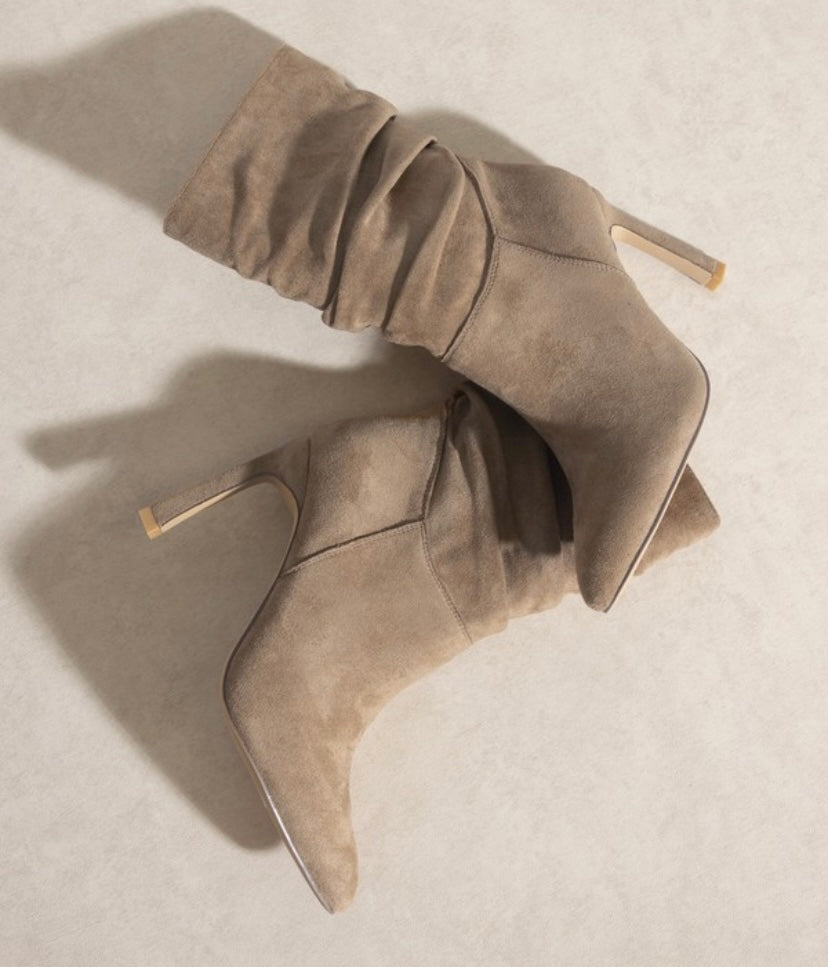 Grey Kali Slouch Bootie