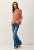 Terracotta Textured Sweater