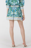 Poolside Scarf Print Shorts