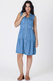 Denim Collard Button Down Dress
