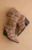 Letty Tweed Slouch Bootie
