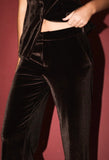Brown Velvet Pants